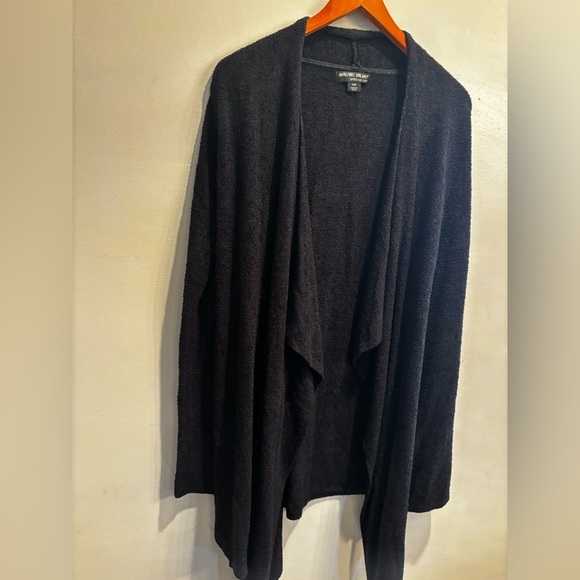 Barefoot Dreams Black Cardigan S/M warm cozy soft lounge comfort - Picture 3 of 14